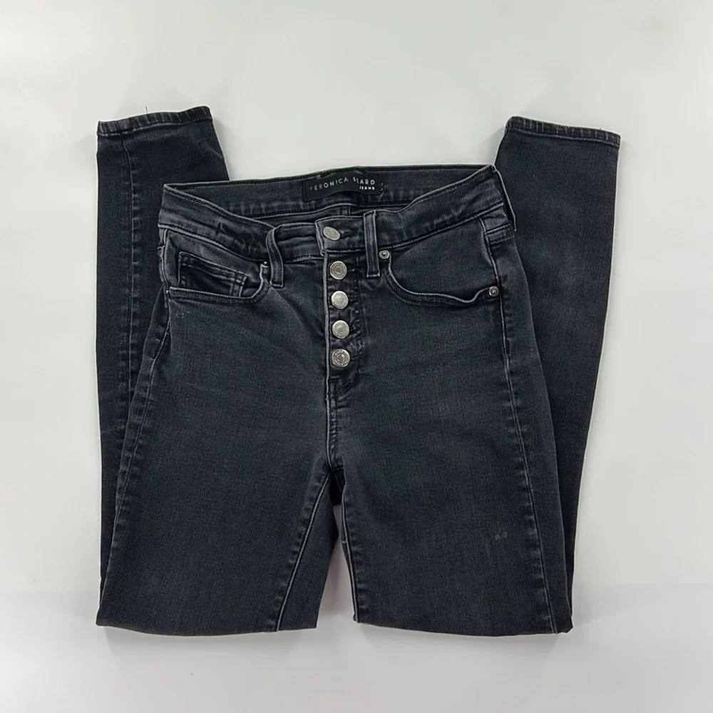 Veronica Beard jeans Debbie skinny high rise Ankle-Crop Skinny size‎ 26